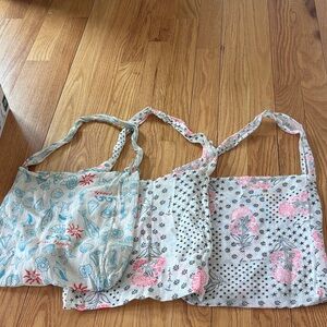 Bundled 3 small free people reusable totes
